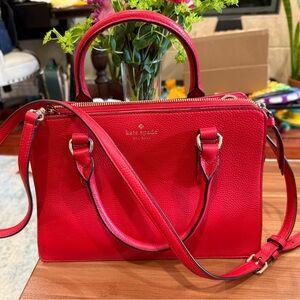 Red Kate Spade handbag